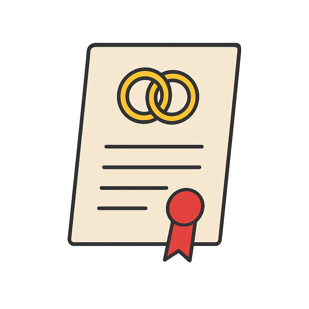 Certidão de Casamento